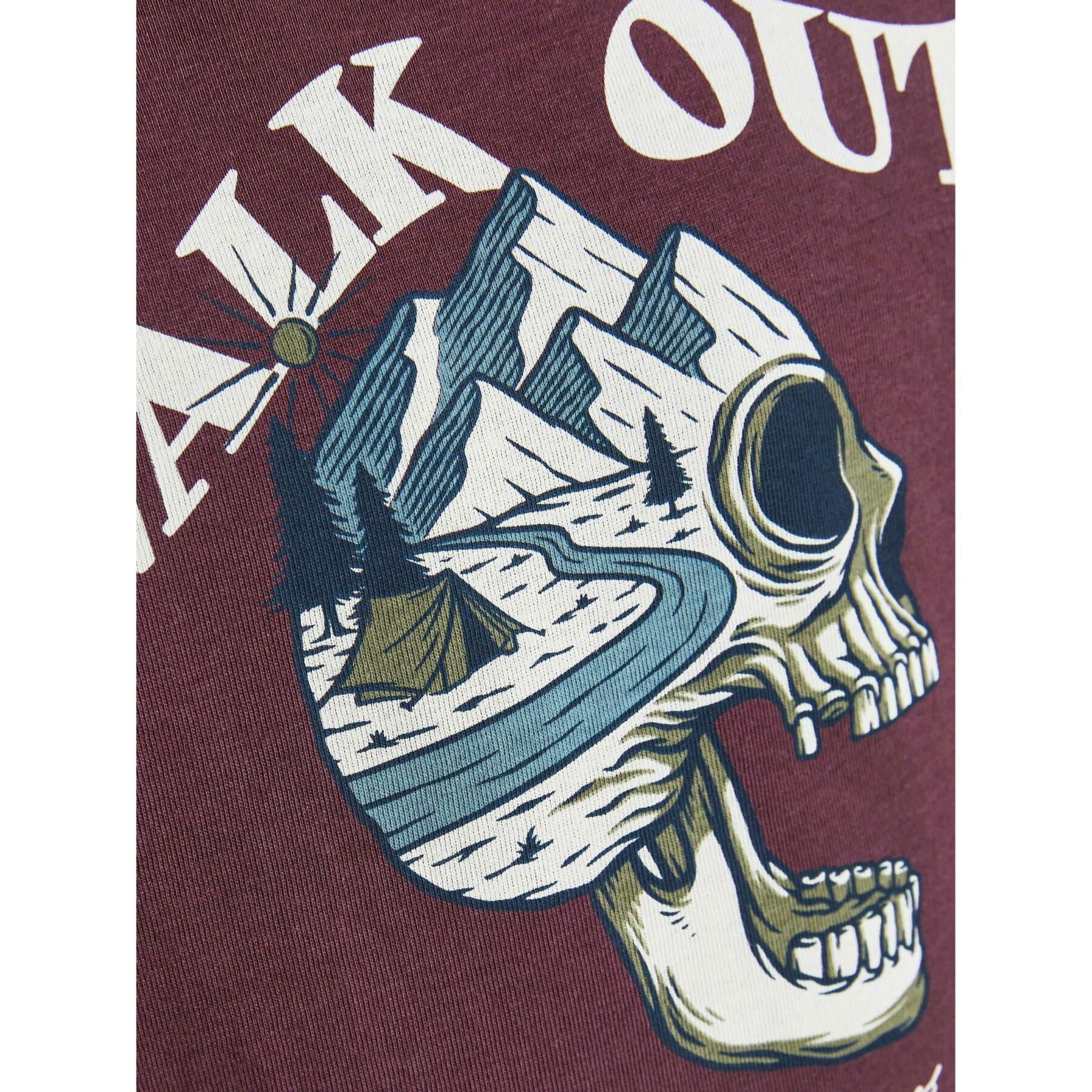 Koszulka dziecięca Jack & Jones Skull
