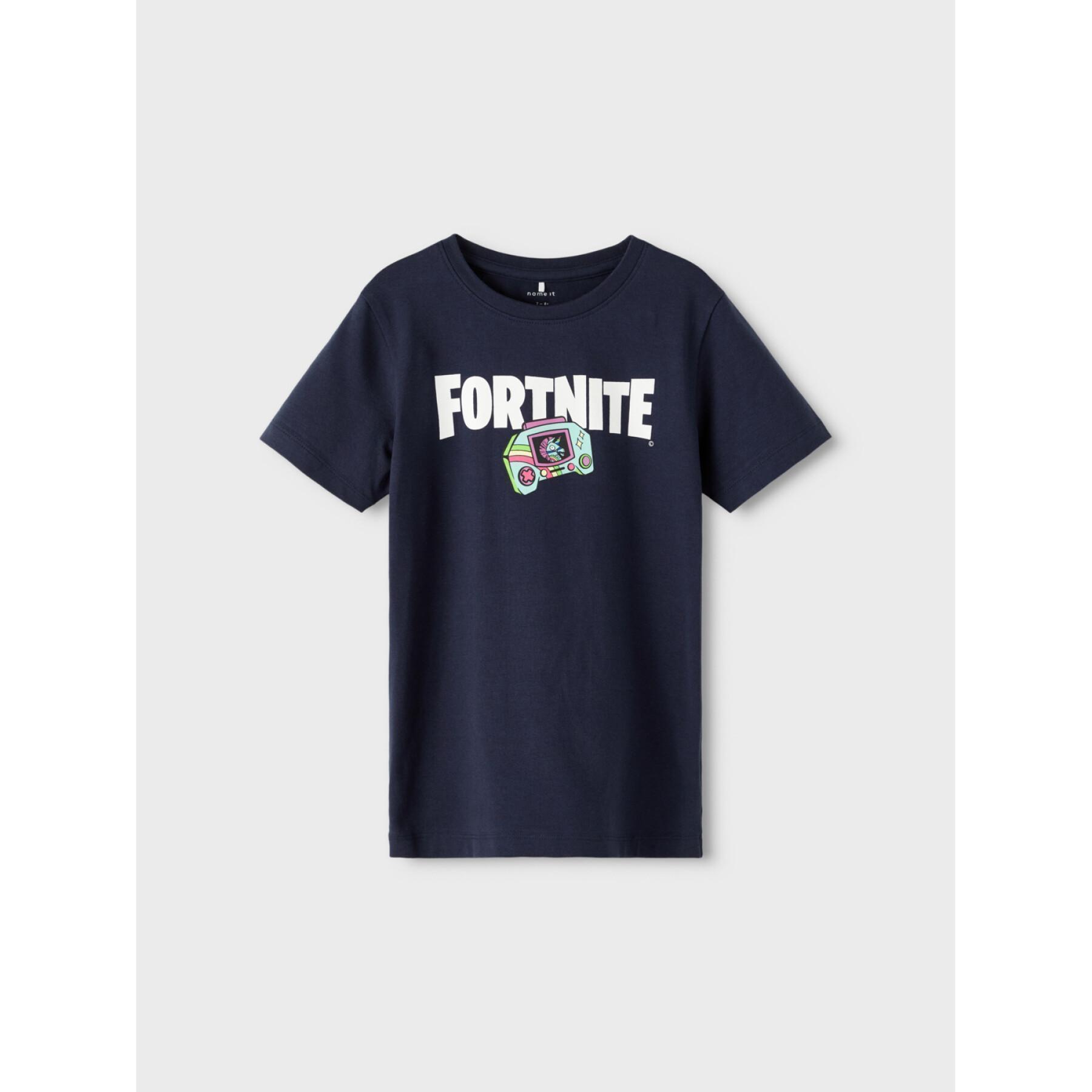 Koszulka dziecięca Name it Frame Fortnite Box bfu