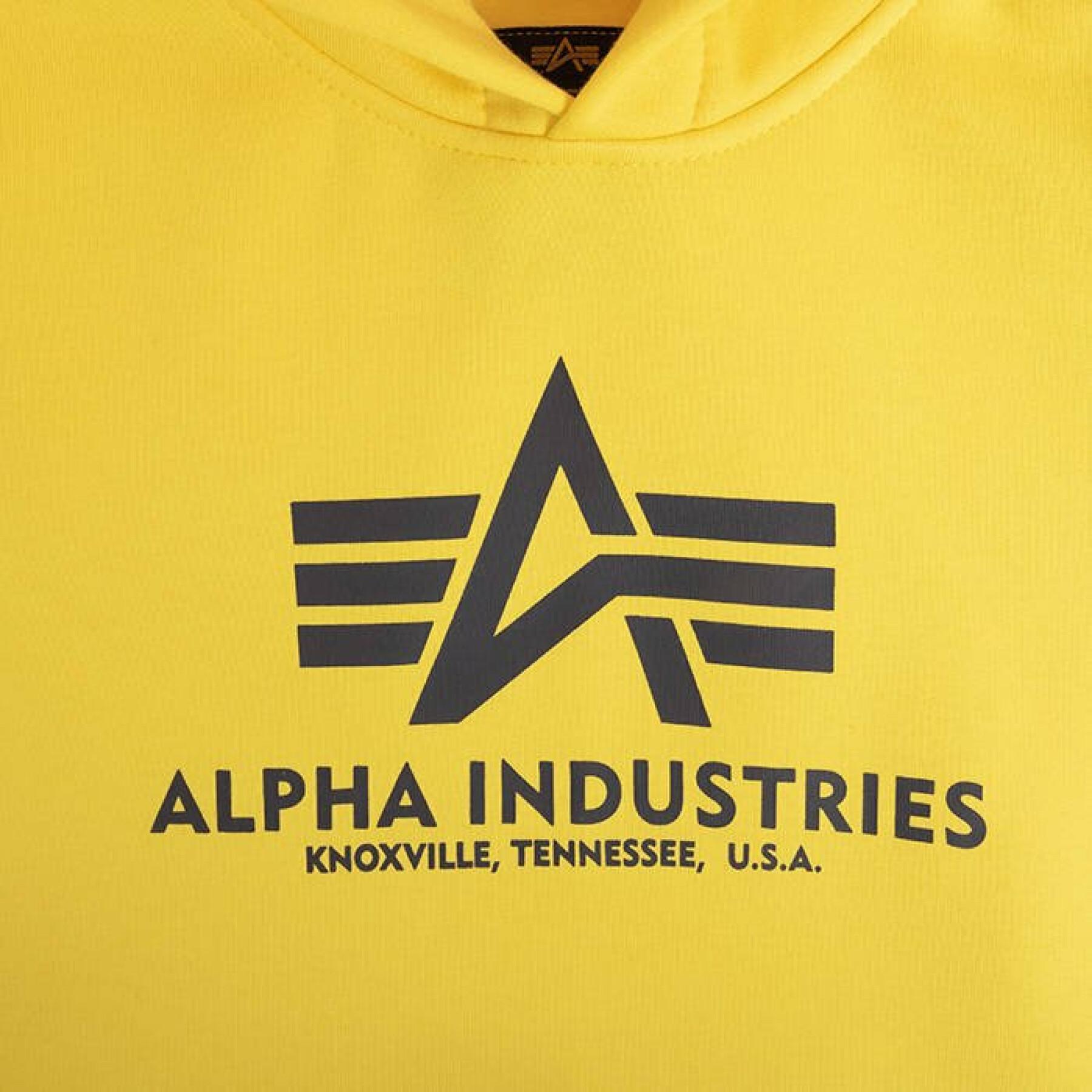 Sweat bluza dziecięca z kapturem Alpha Industries basic