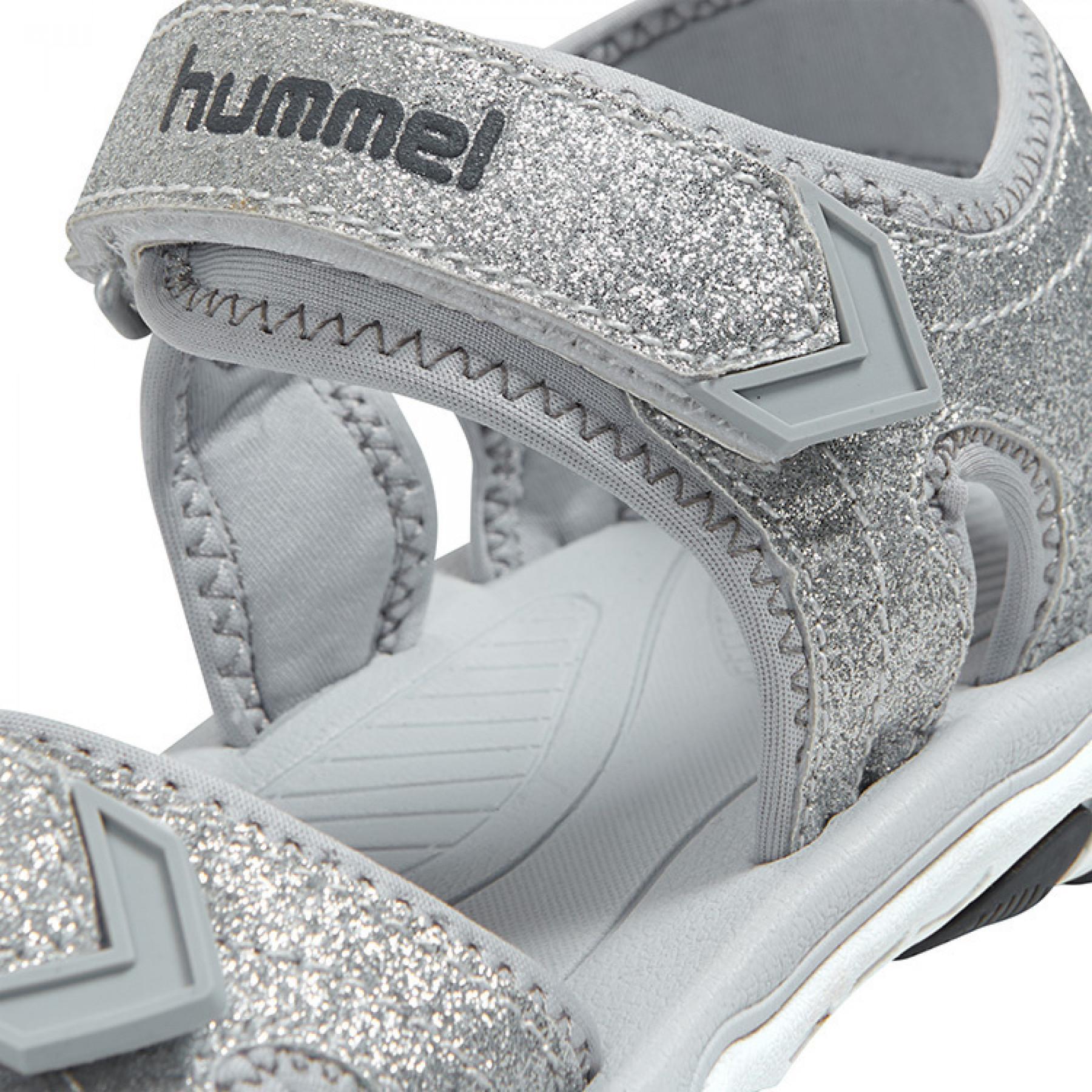 Kapcie dziecięce Hummel sandal glitter