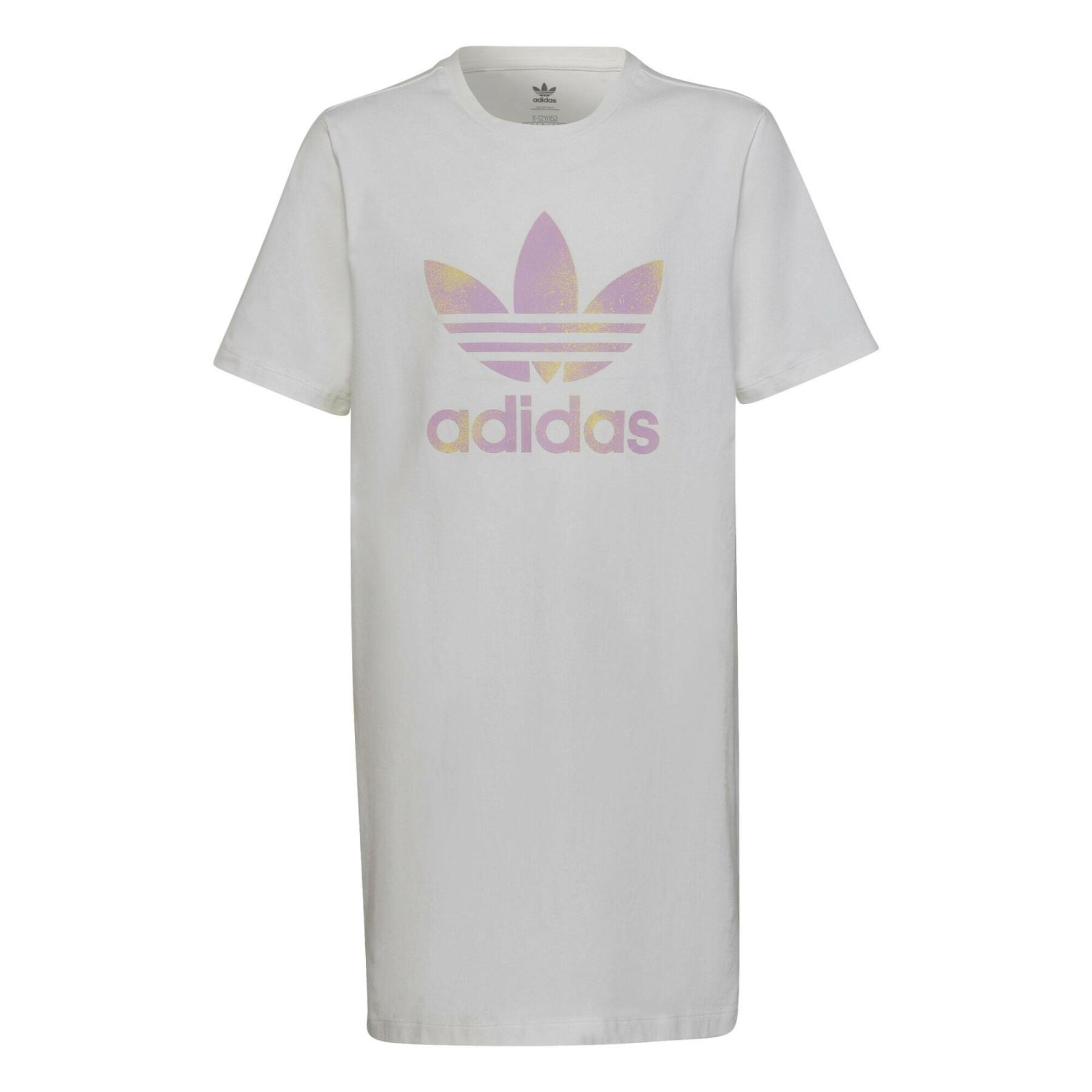Dziewczęca sukienka t-shirt z logo adidas Originals Graphic