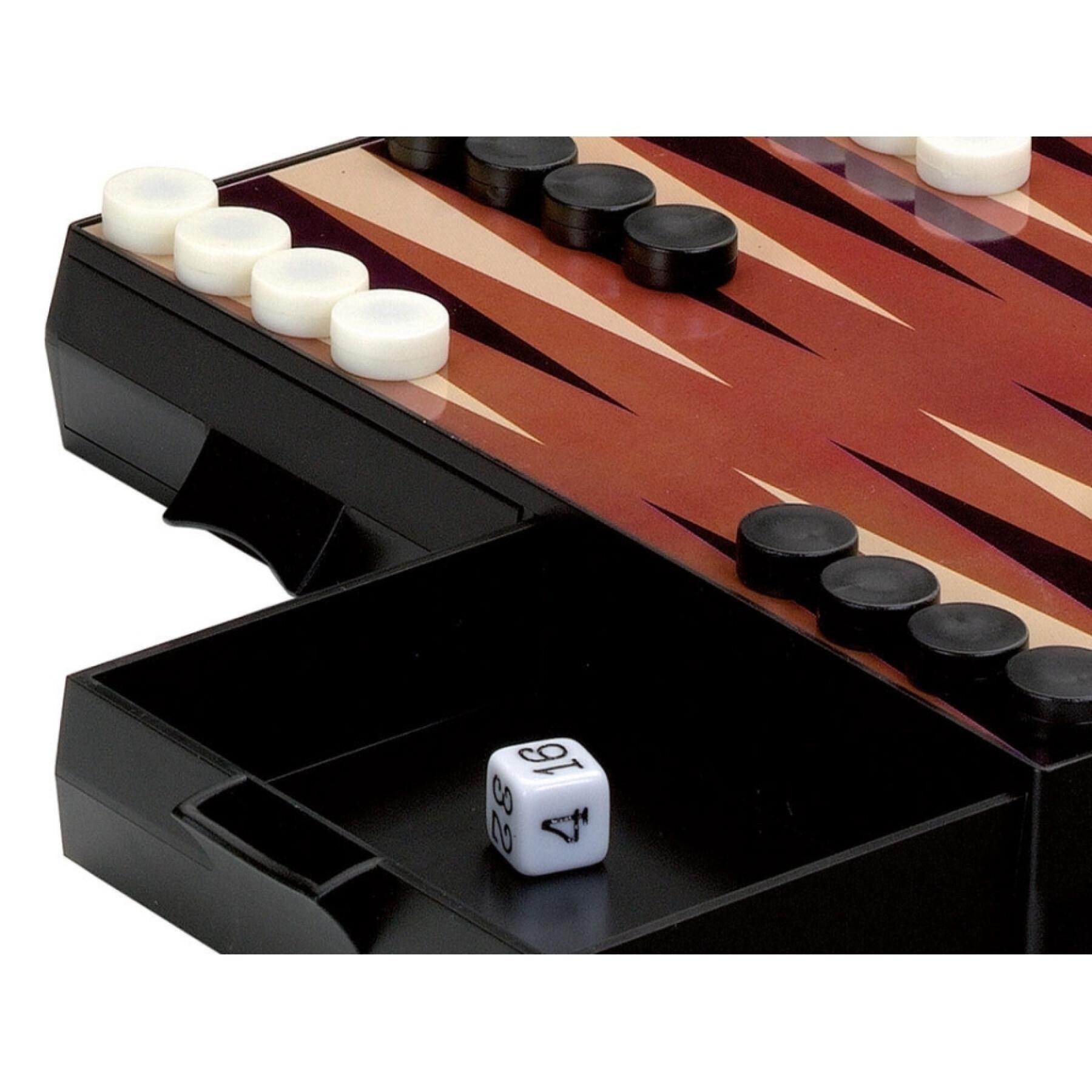Szachy i dragi z magnetycznym backgammonem Cayro