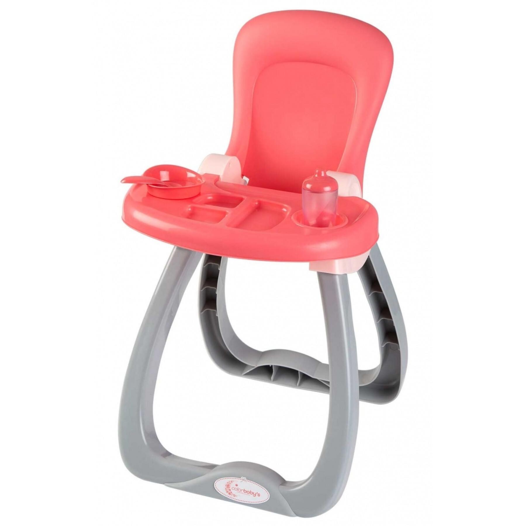 Wysokie krzesło dla lalek z dostępem CB Toys