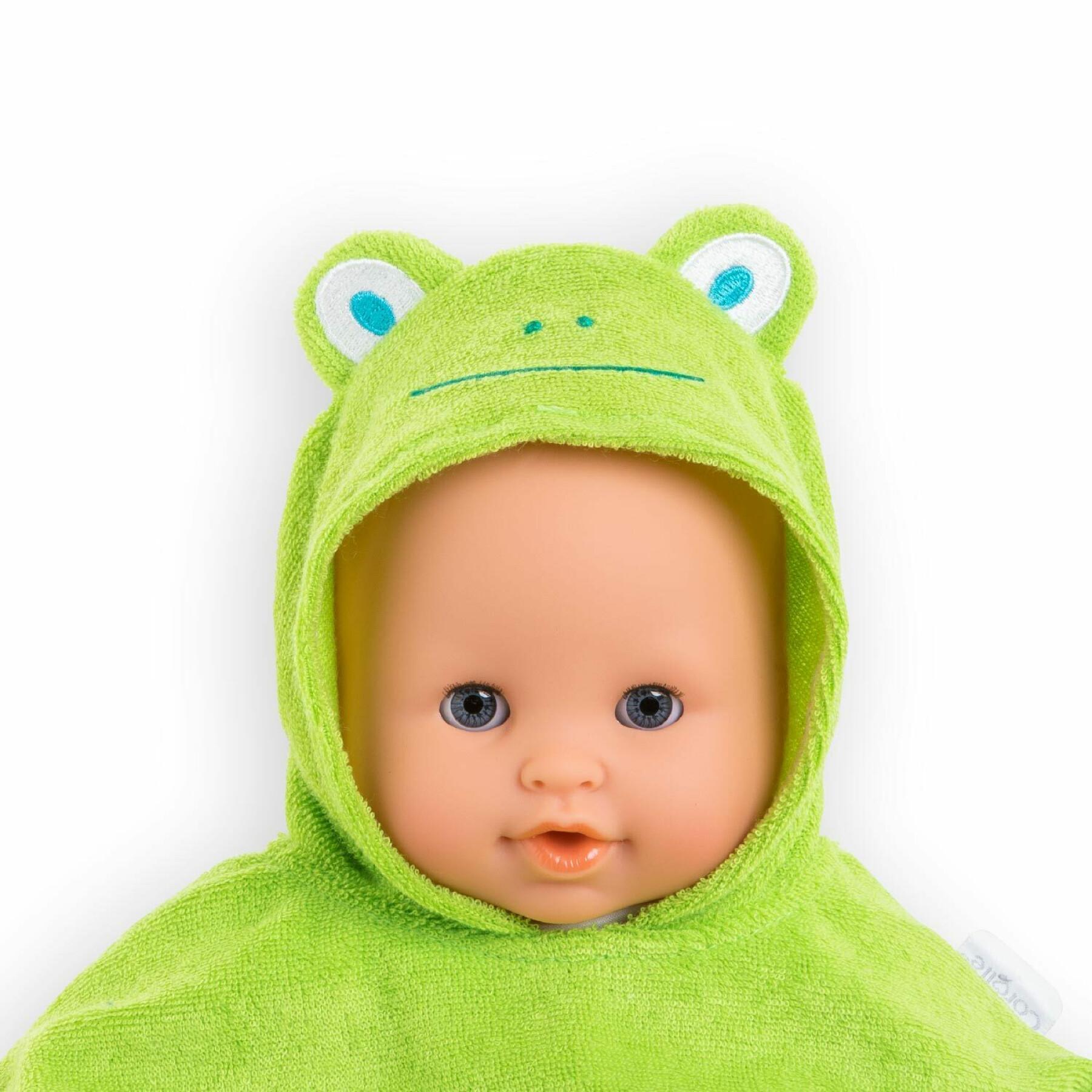 Peleryna kąpielowa dla dziecka w kształcie żaby Corolle