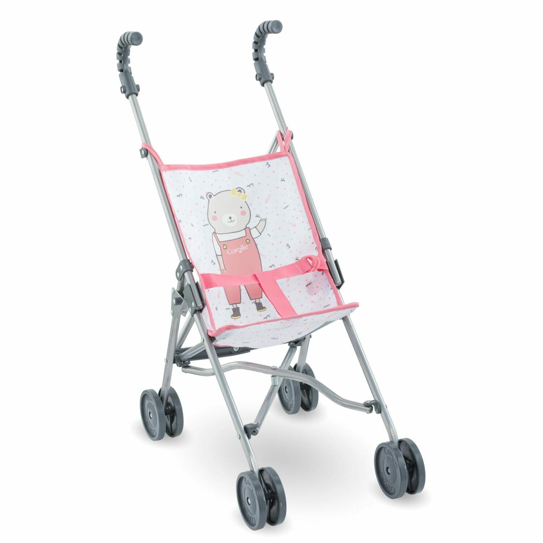 Różowy wózek dla dziecka Corolle