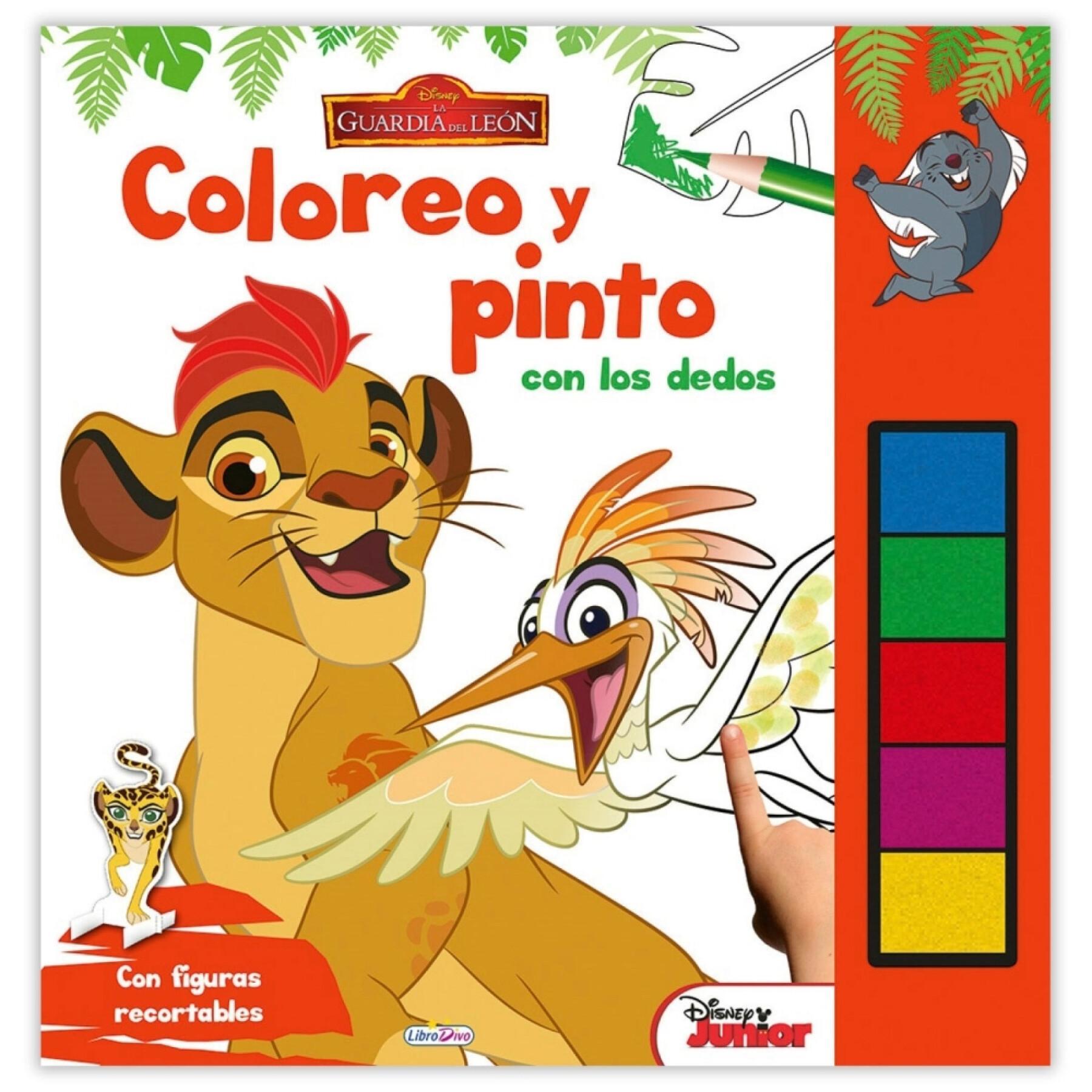 Książka do malowania palcami 16 stron Disney bebe Saldana
