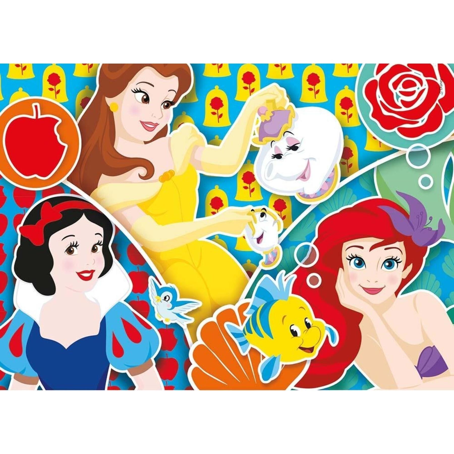 Puzzle 2-elementowe x 20 pièces Disney Princess