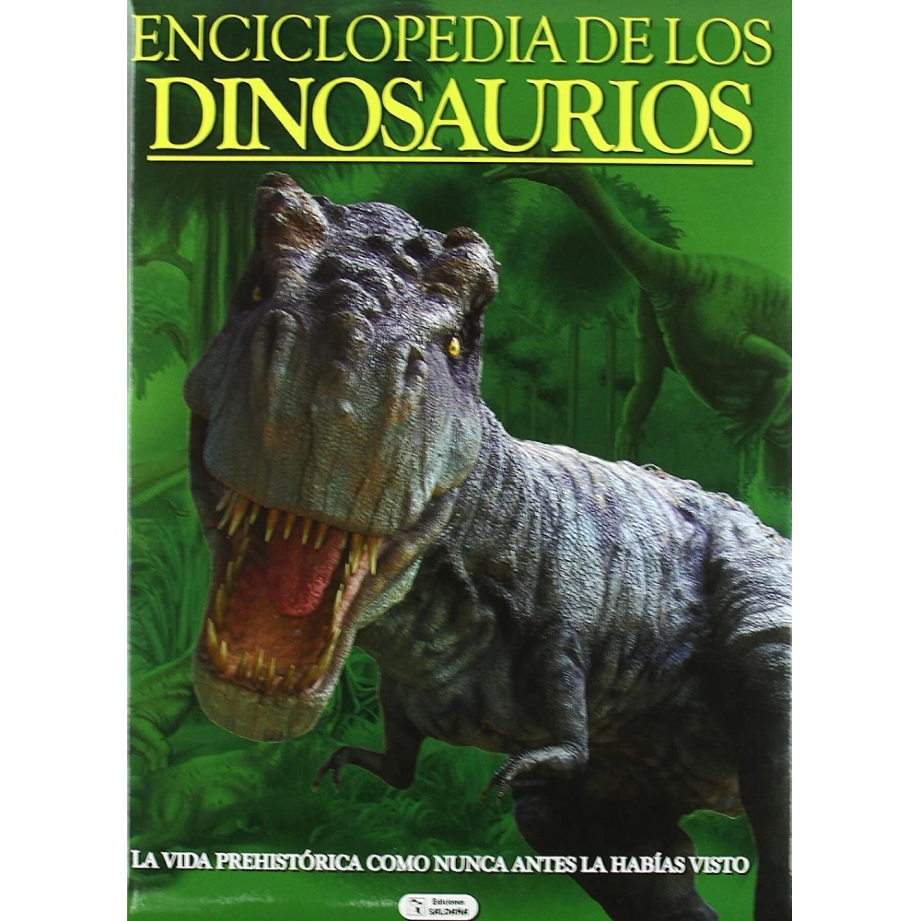 28-stronicowa książka z encyklopedią dinozaurów Ediciones Saldaña