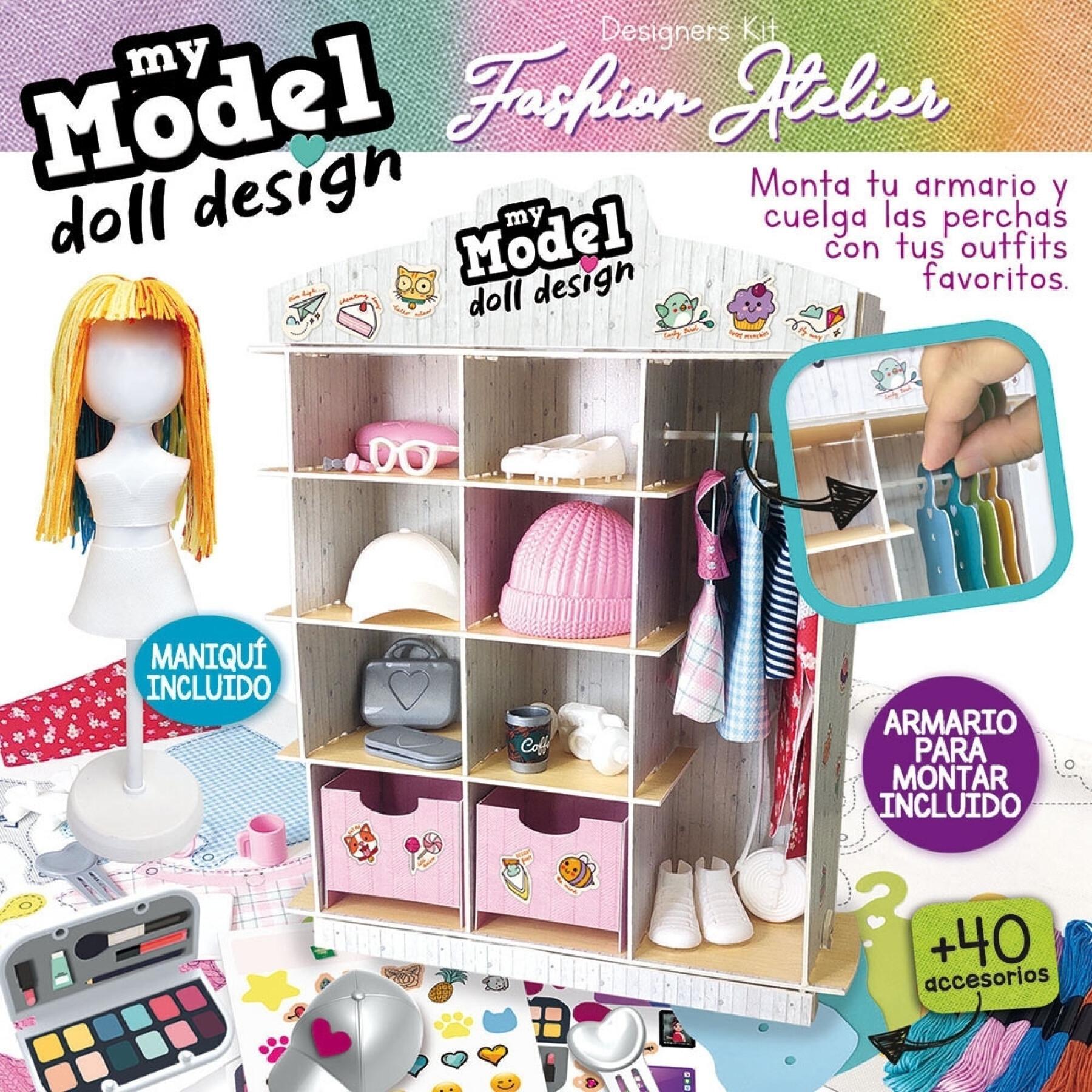Zestaw akcesoriów dla lalek Educa My Model Doll Design
