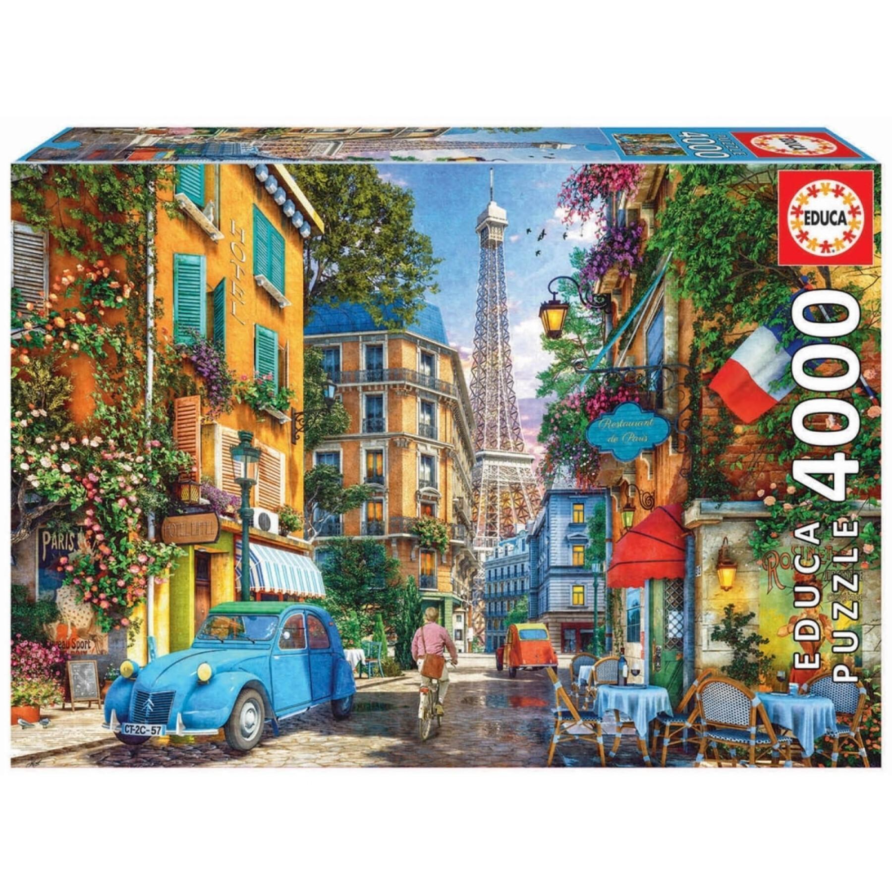 Puzzle 4000 elementów Educa Calles Paris