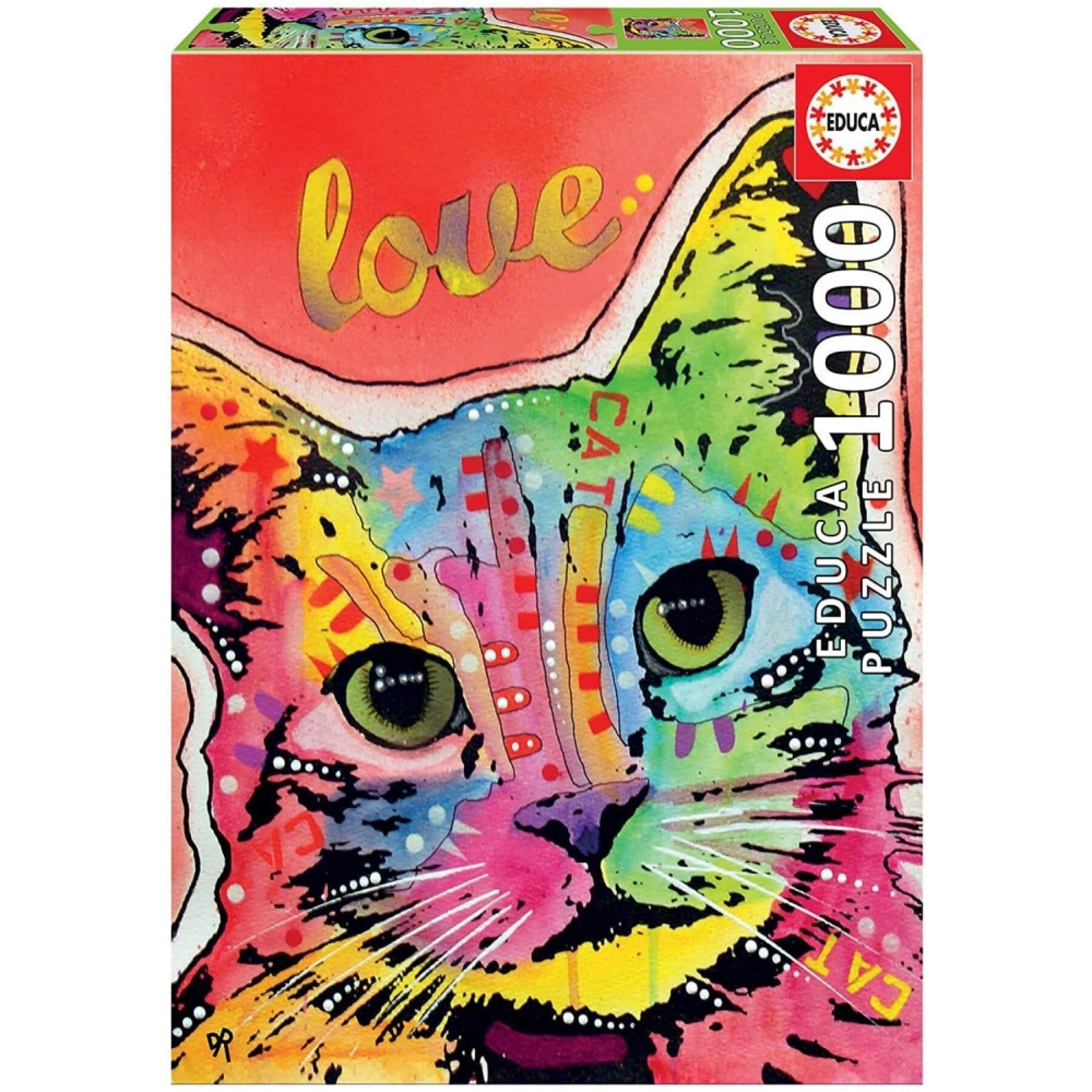 1000-elementowe puzzle Educa Cat Love