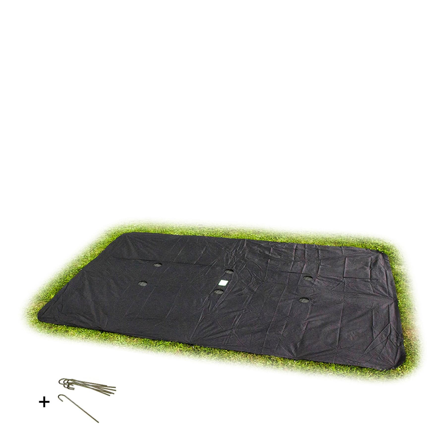 Prostokątna osłona ochronna do trampoliny w poziomie gruntu Exit Toys 275 x 458 cm