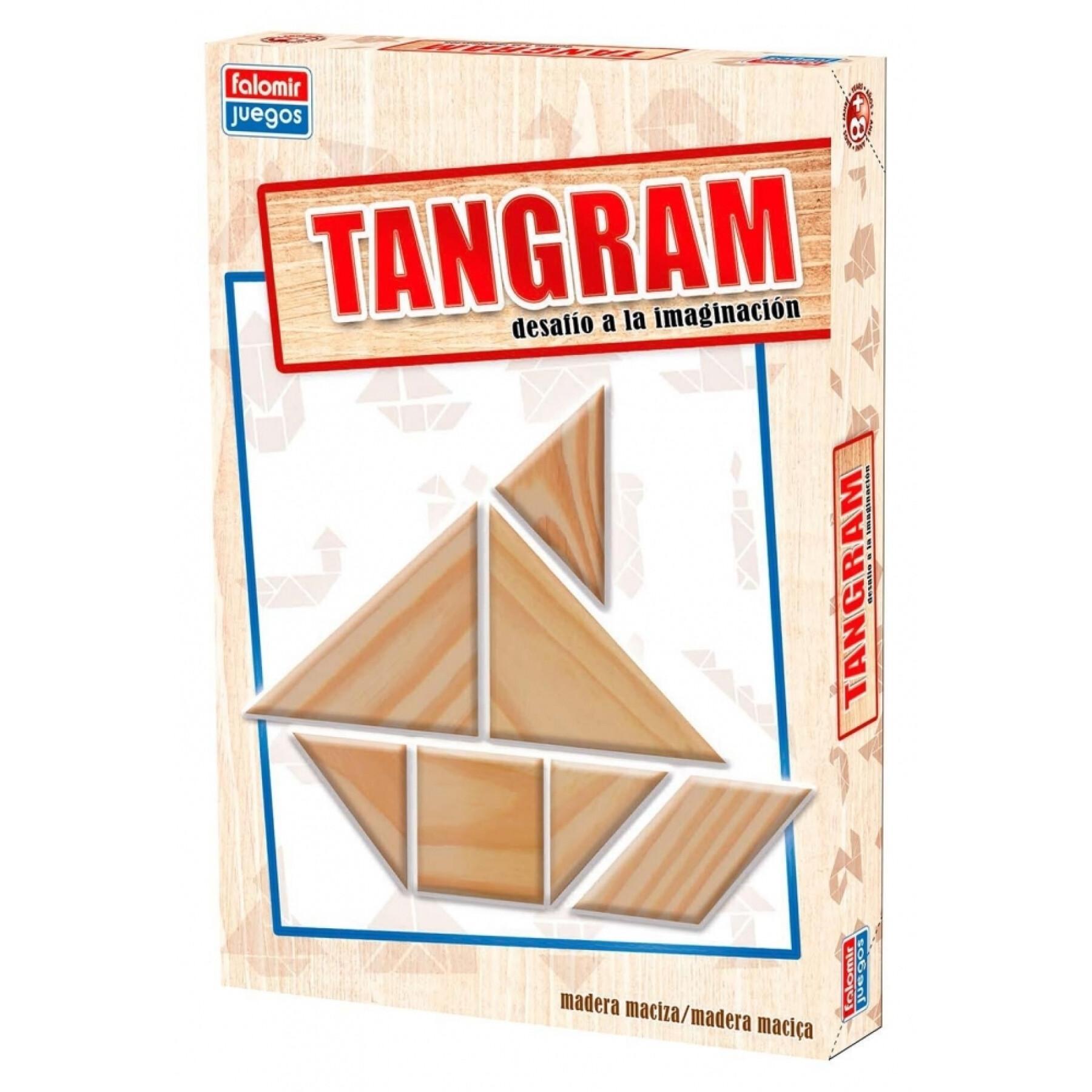 Drewniana gra tangram Falomir