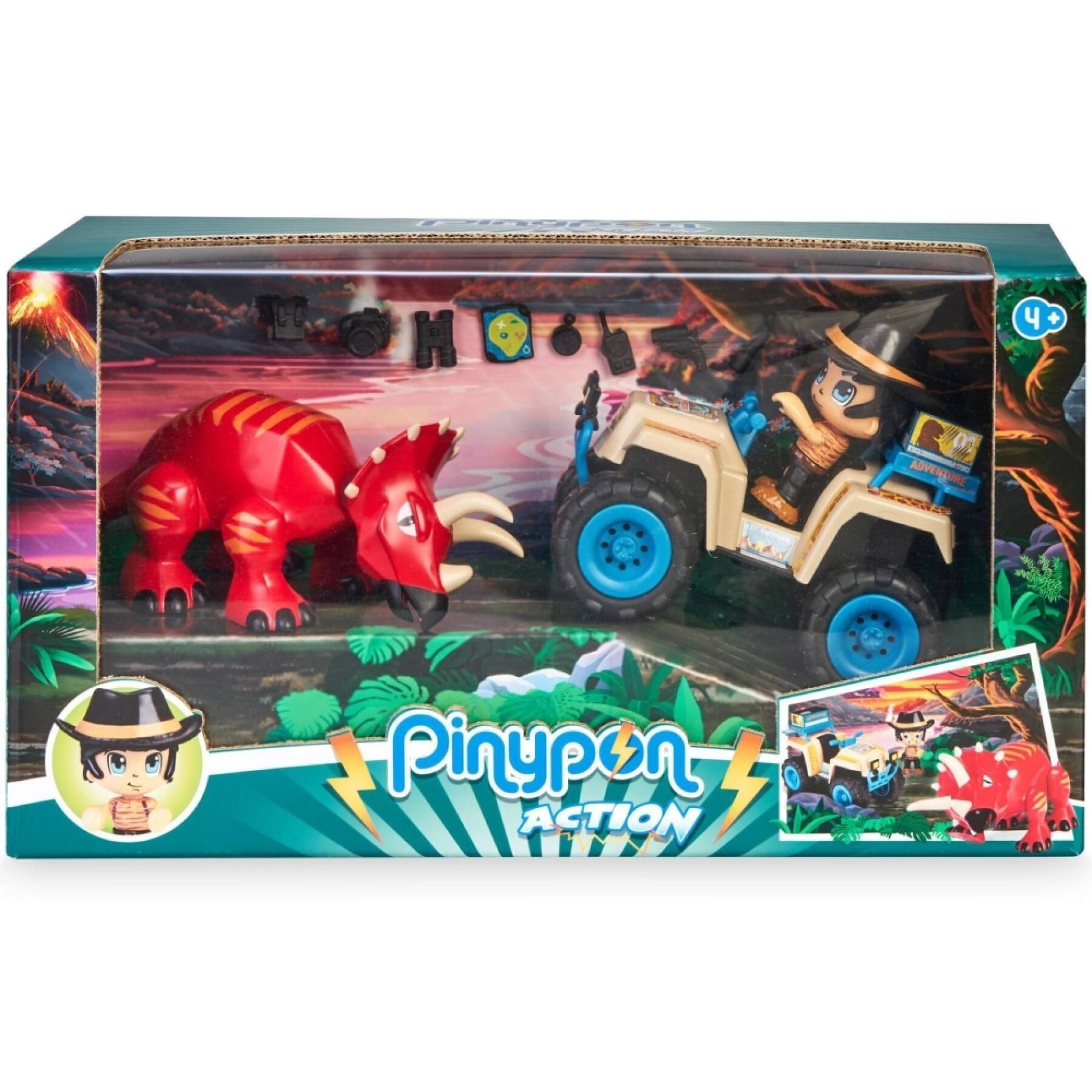 Quad z dinozaurem Famosa Pinypon Action Wild