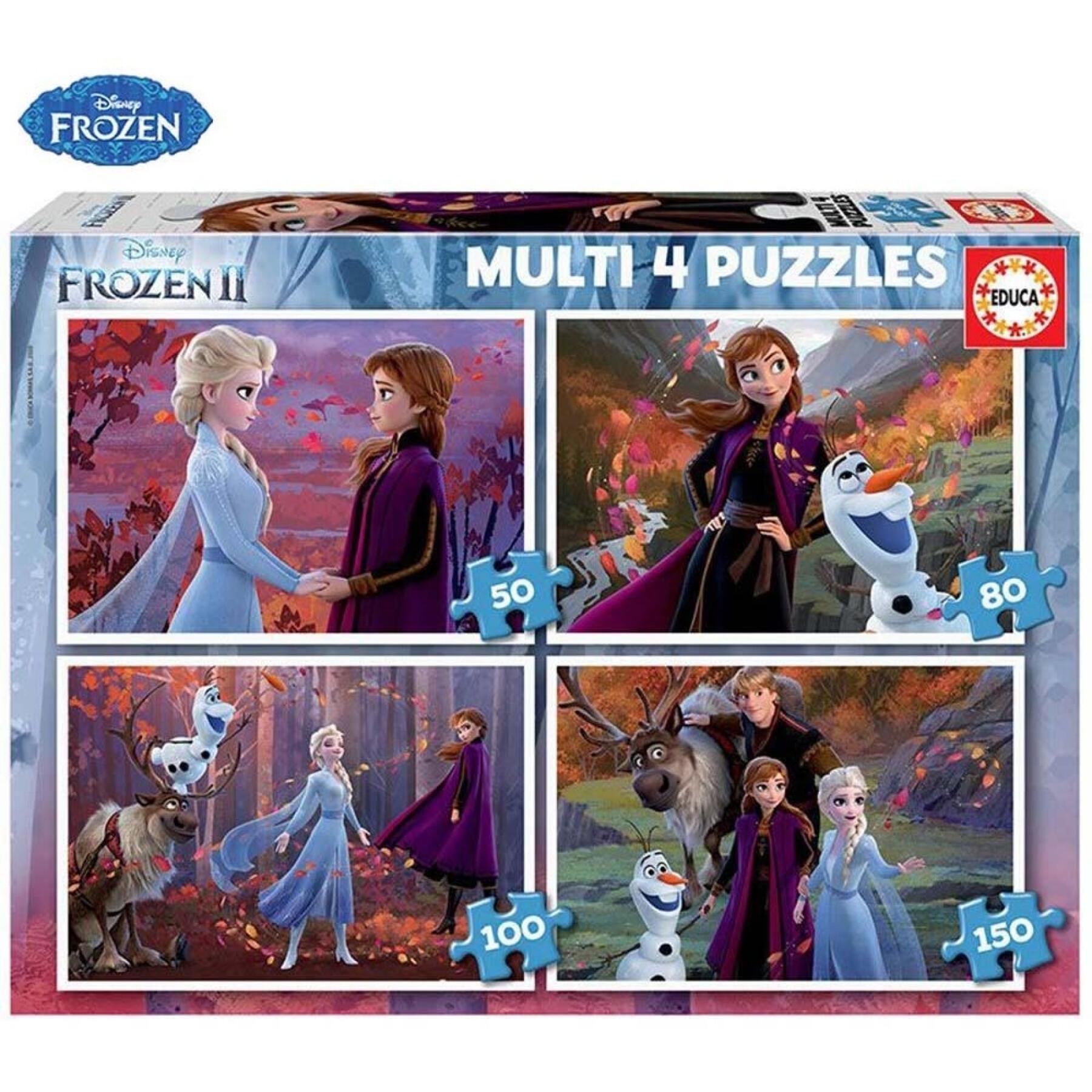 20-80 elementowe puzzle Frozen Multi 4