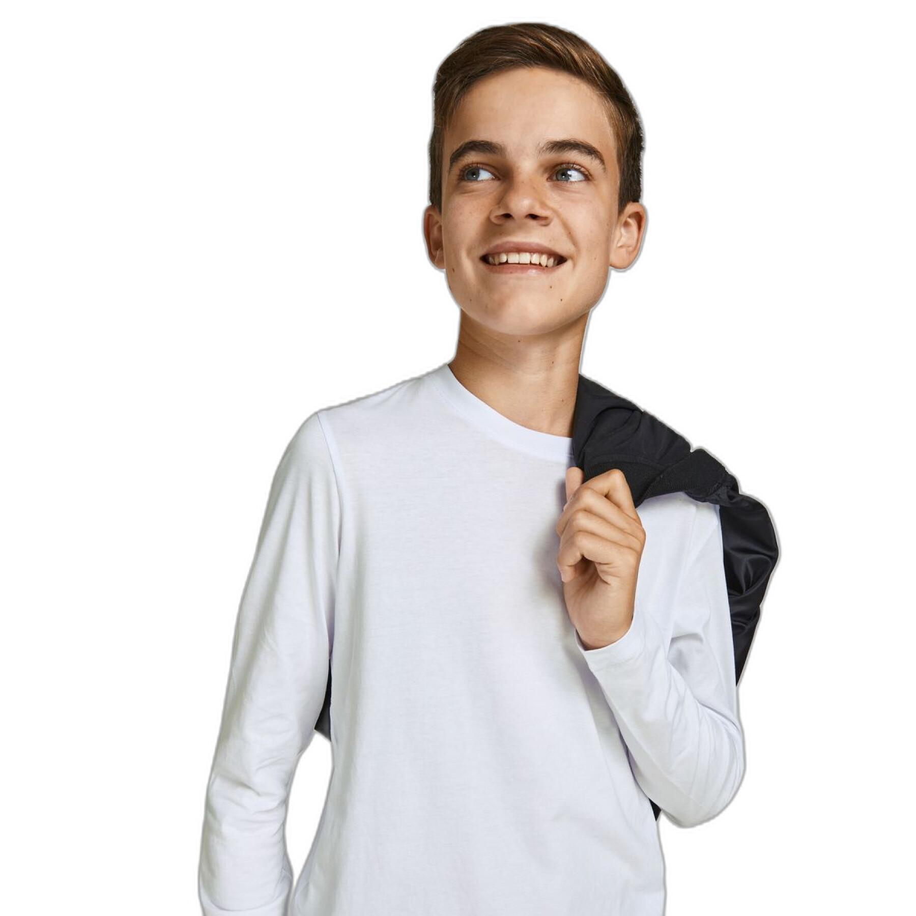 Koszulka dziecięca z długim rękawem Jack & Jones Organic Basic