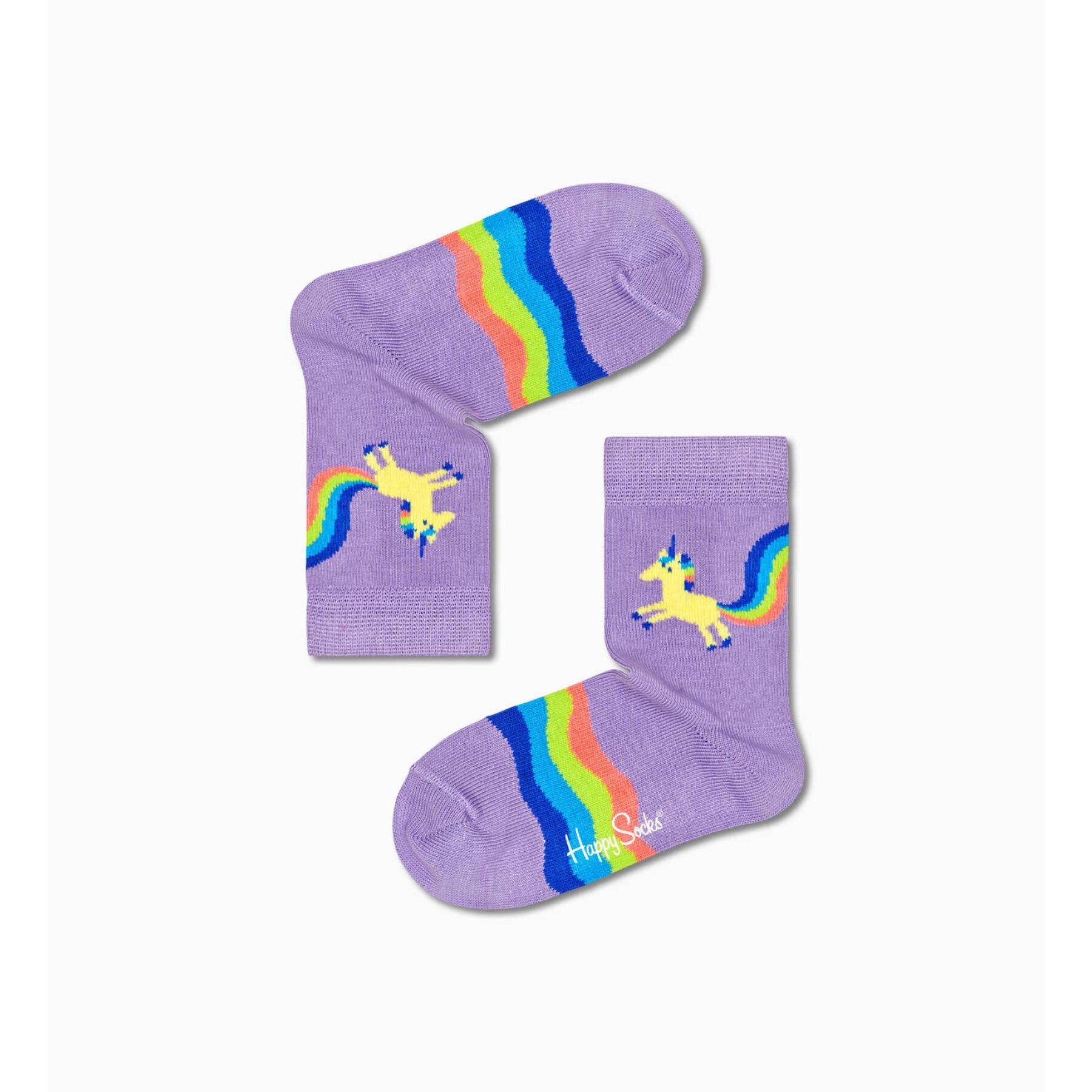 Skarpetki dla dzieci Happy socks Rainbow Tail