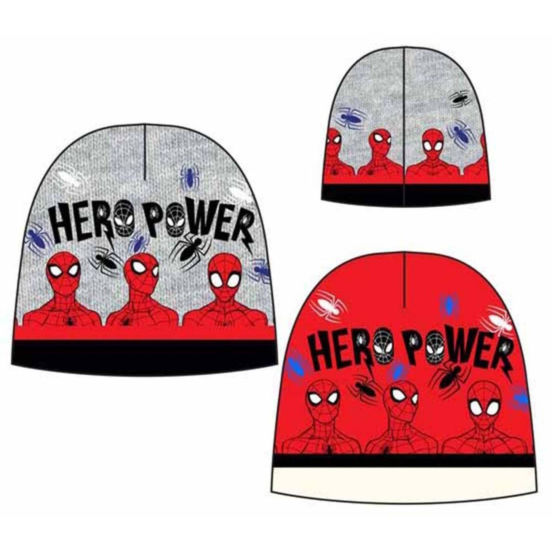 2 kolory czapka dziecięca spiderman hero power Marvel