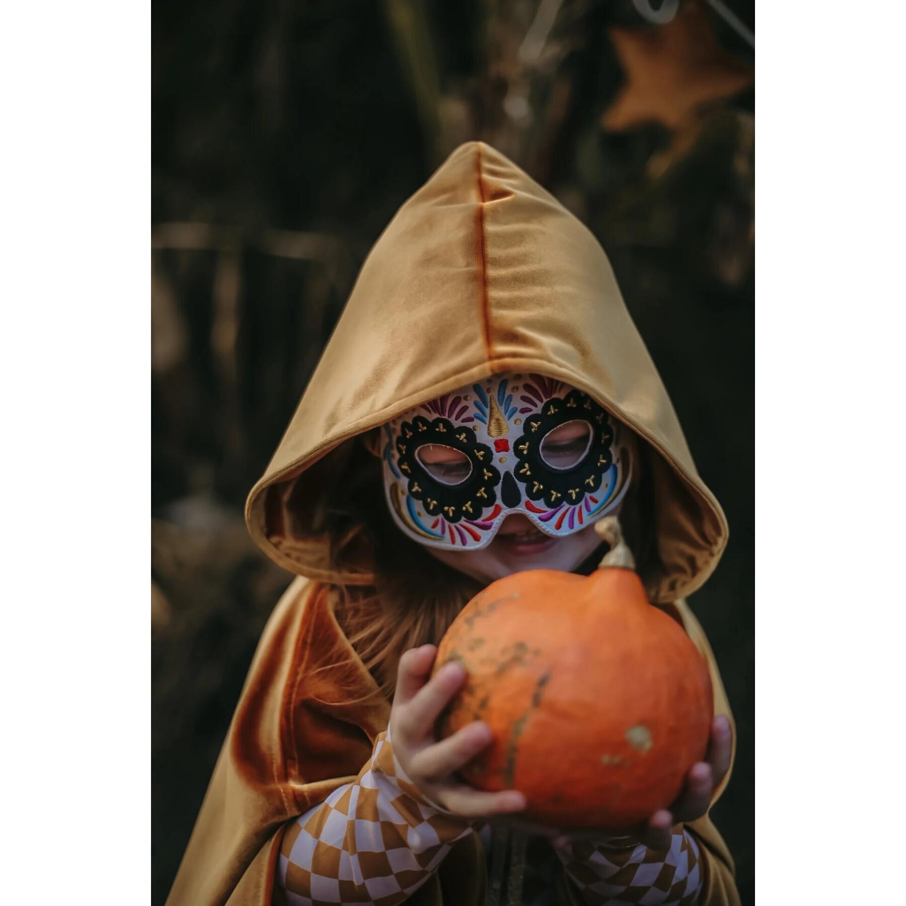 Dziecięca maska w kształcie czaszki Moi Mili Colorful halloween