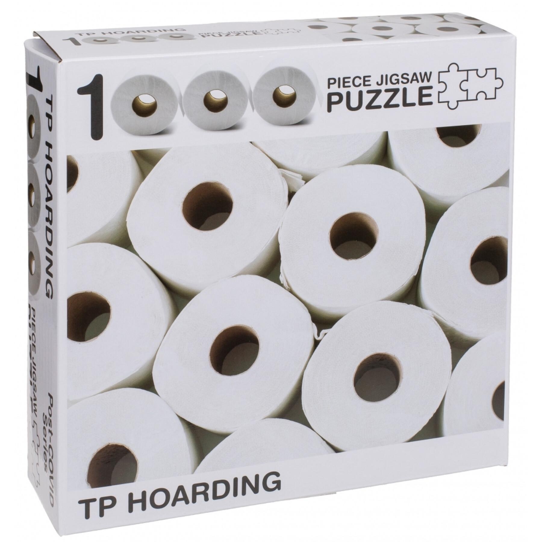 1000 elementowa układanka z rolkami papieru toaletowego OOTB