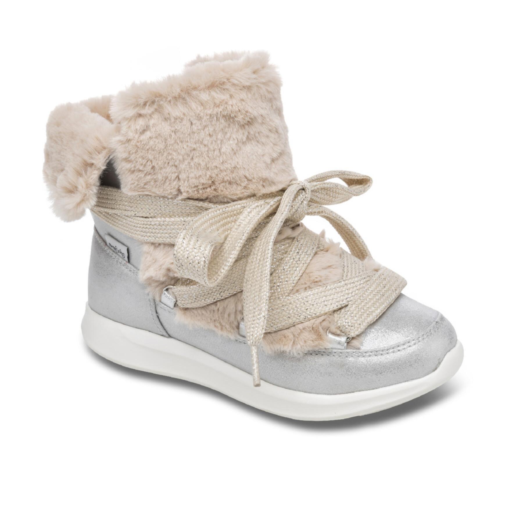 Buty sportowe dla dziewcząt Pepe Jeans Amanda Snow Fur