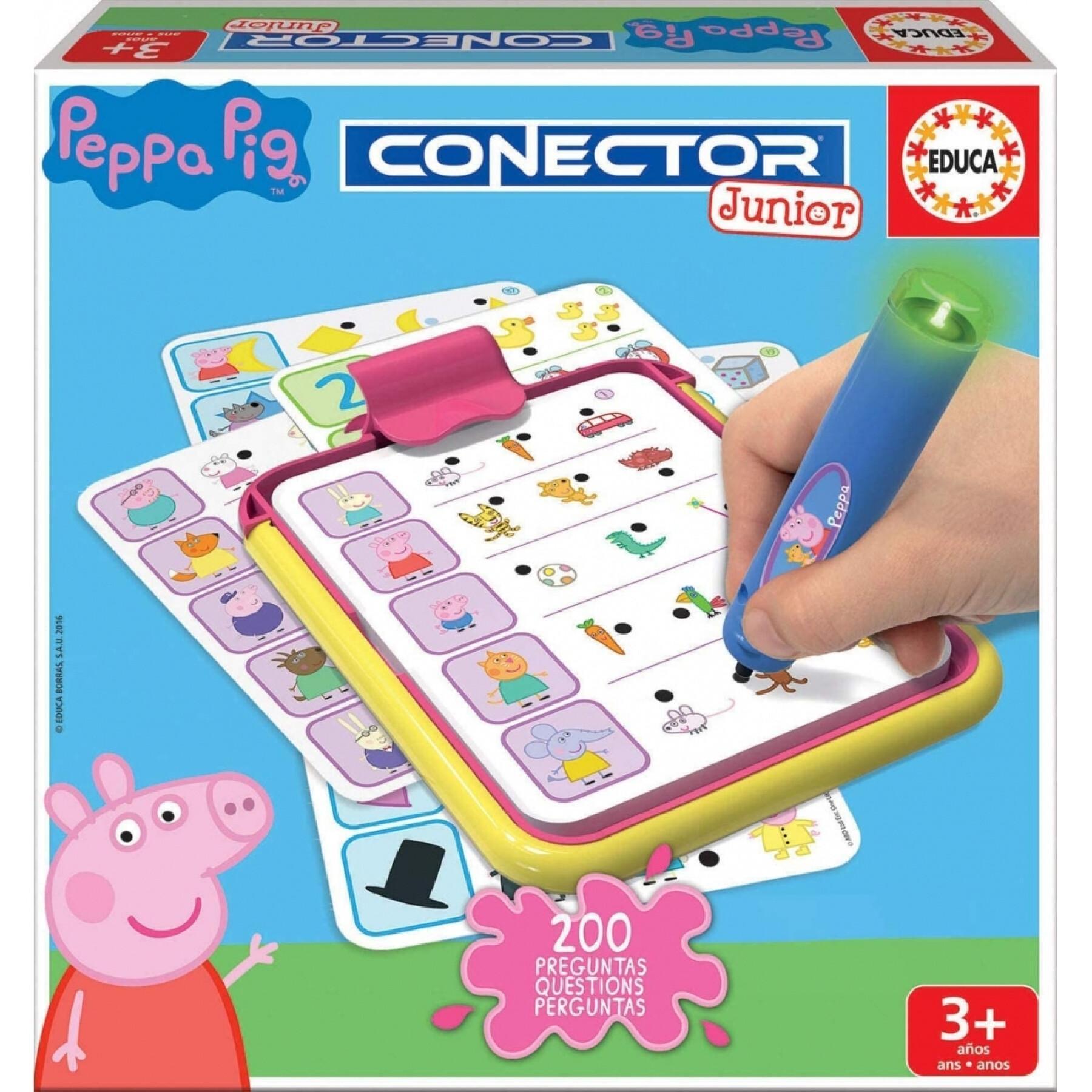 Gry edukacyjne typu pytanie i odpowiedź Peppa Pig Connector