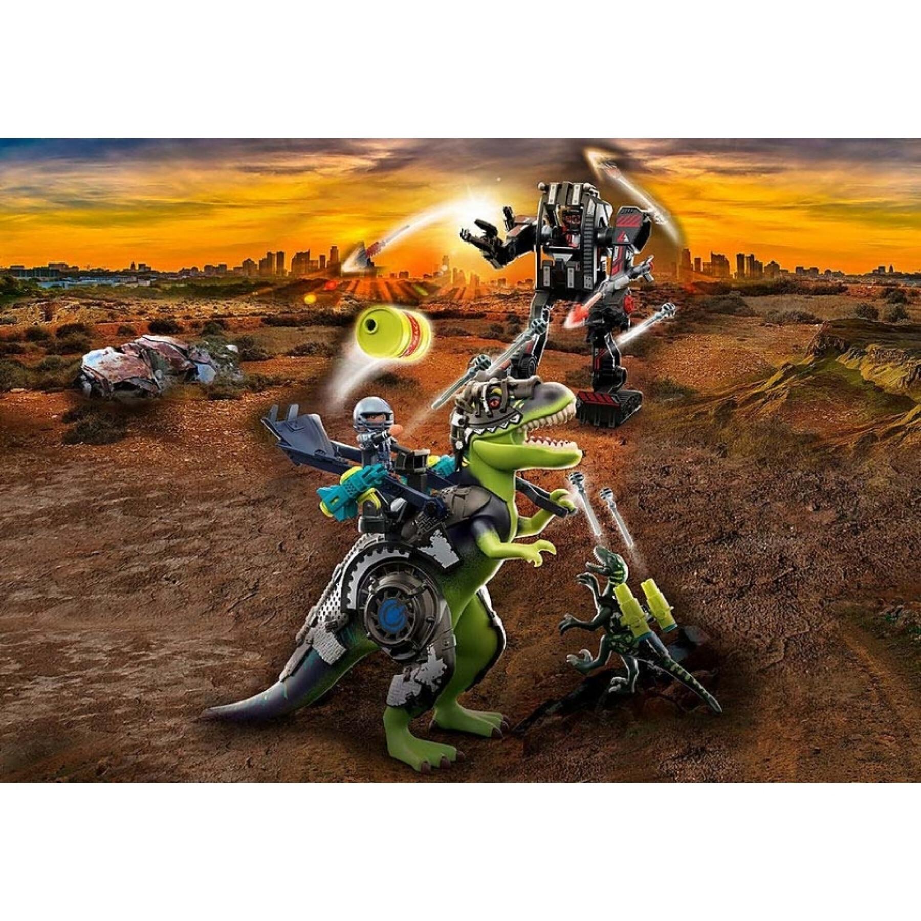 Zabawkowa bitwa giga Playmobil Dino T-Rex