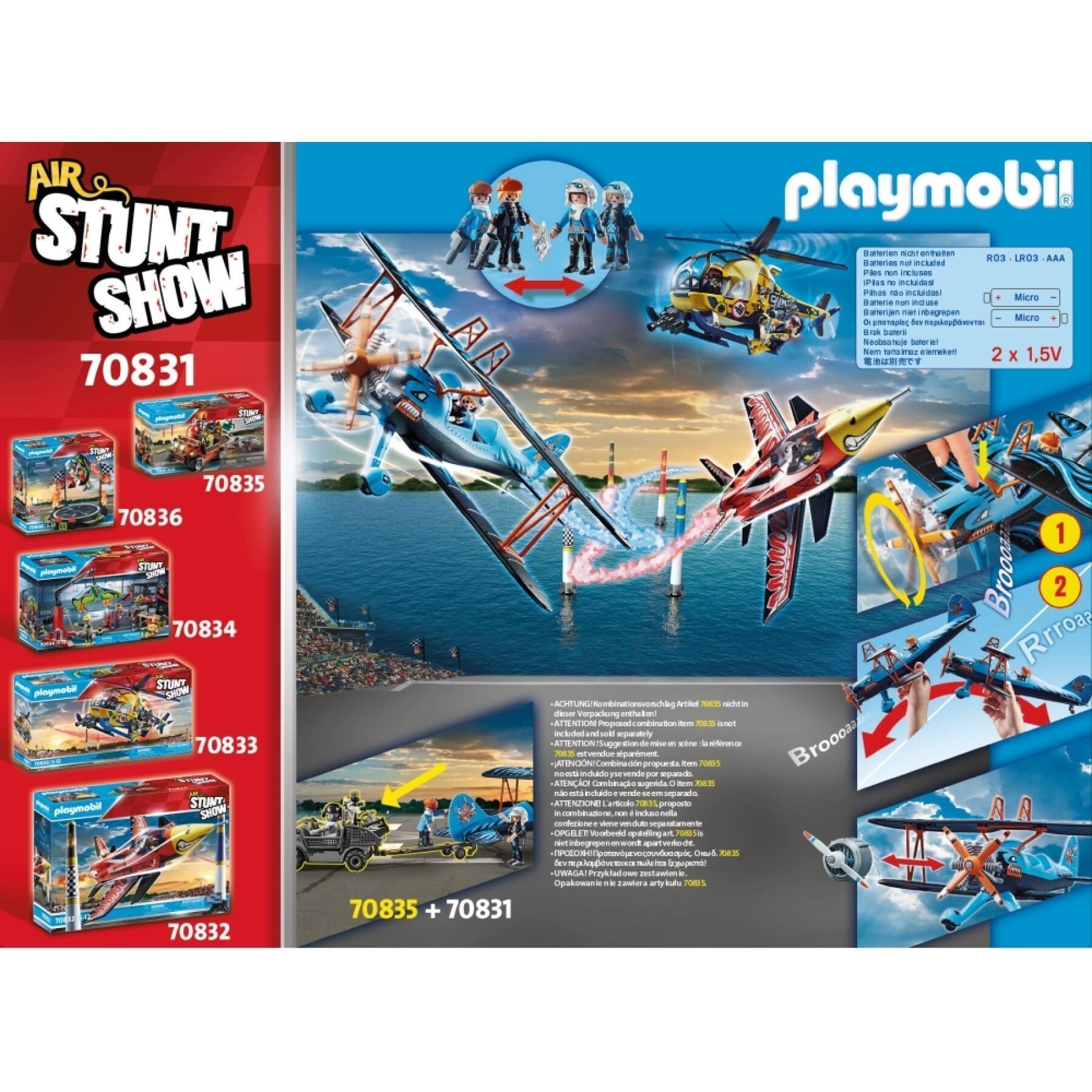Samolot zabawka Playmobil Stuntshow Biplano Phoenix