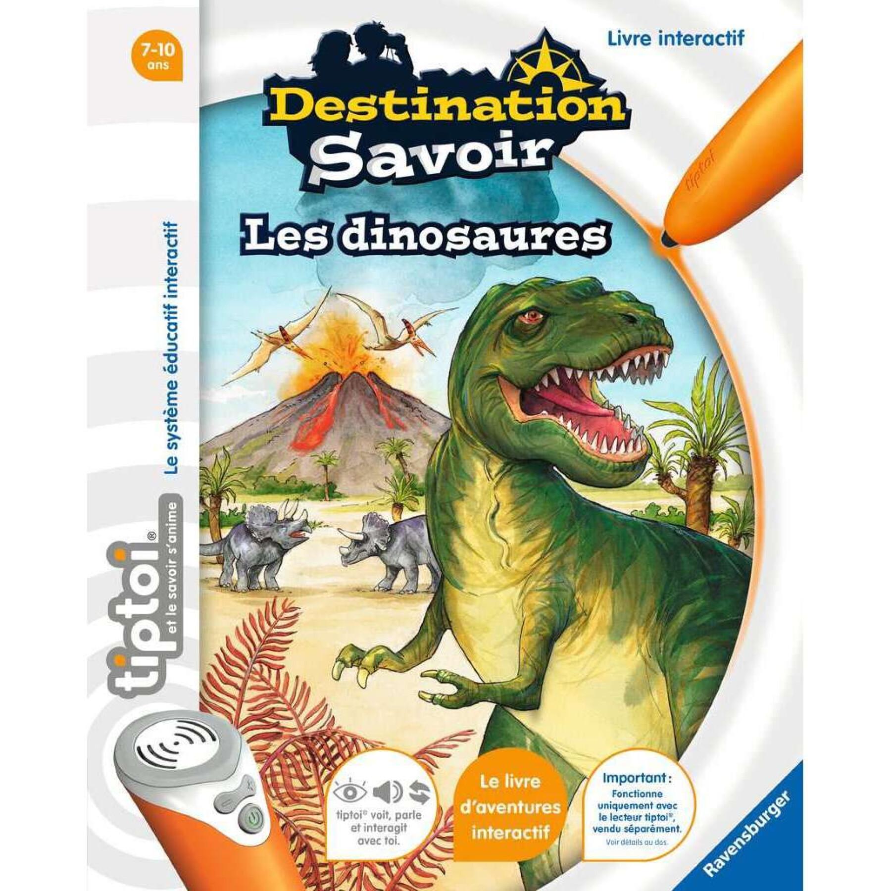 Książka wiedzy o przeznaczeniu - dinozaury Ravensburger tiptoi®