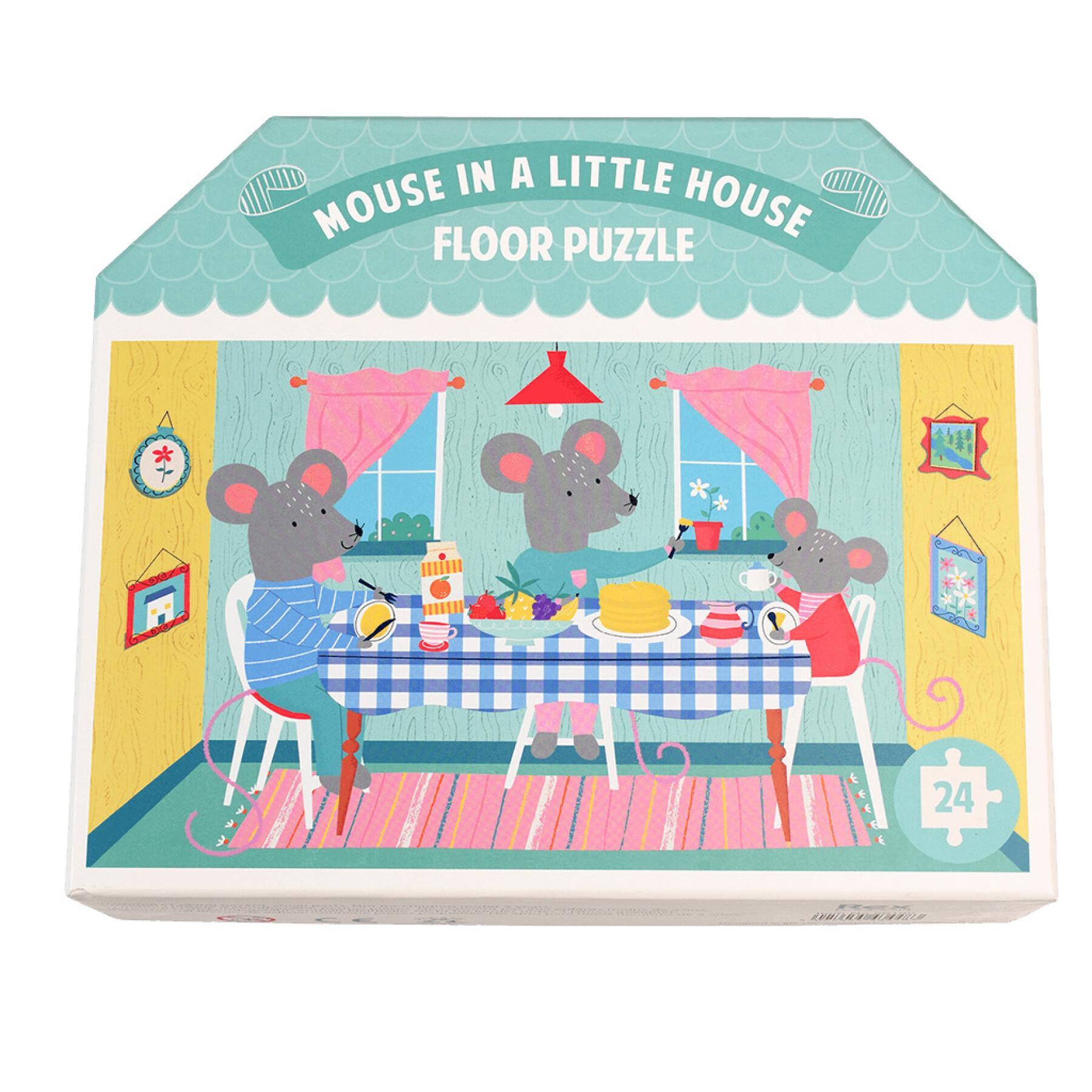 Gigantyczne puzzle podłogowe Rex London Mouse In A House
