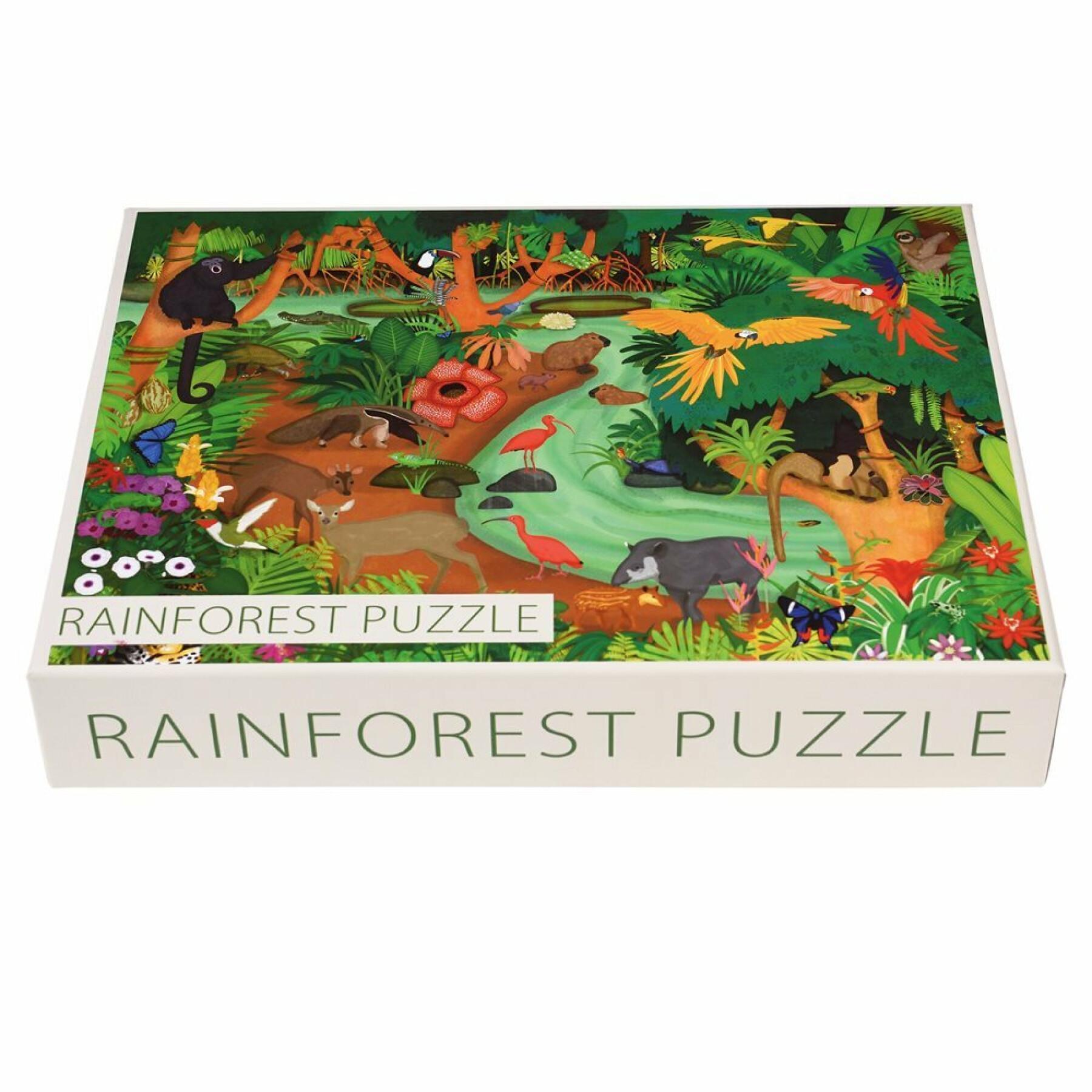 Puzzle 1000 elementów las deszczowy Rex London