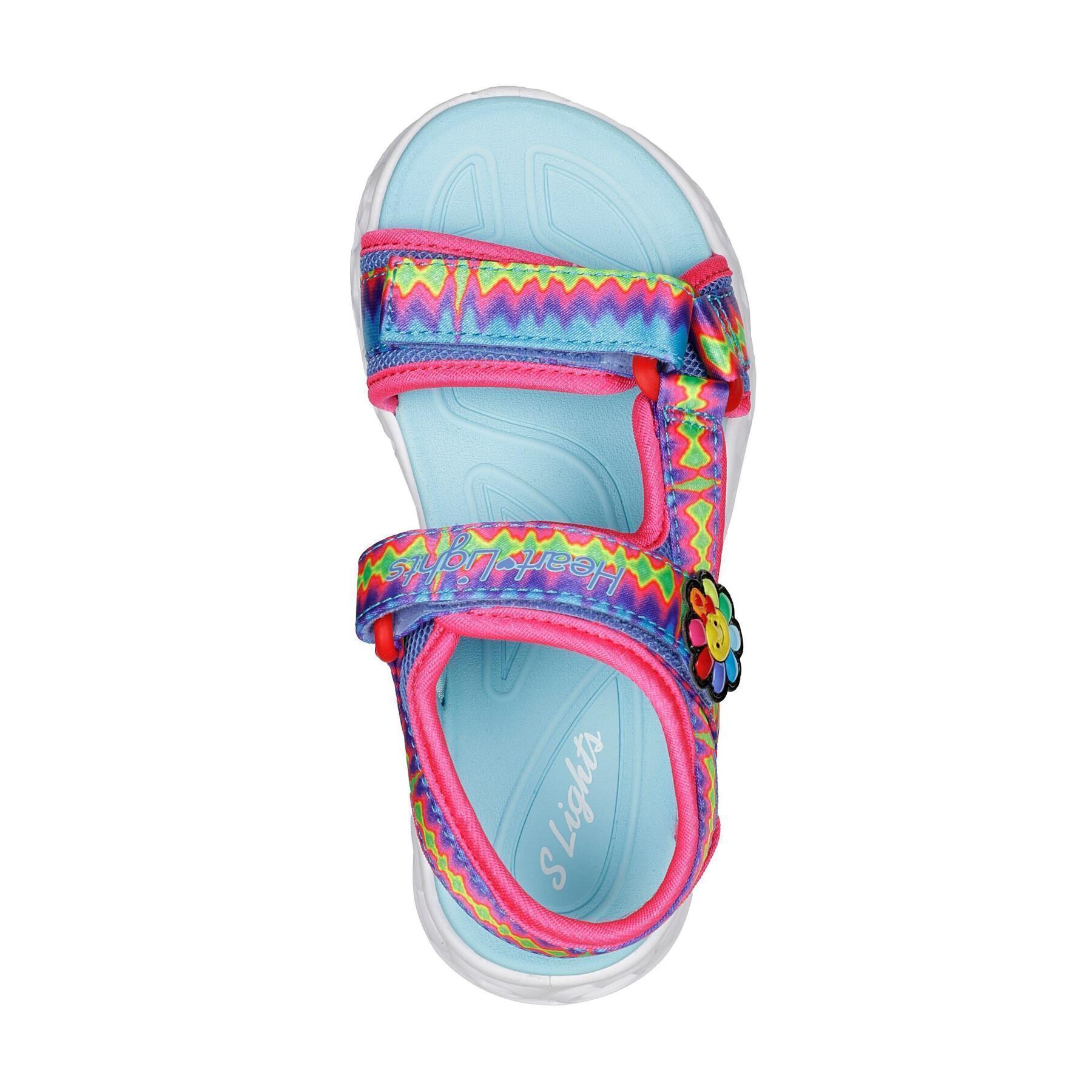 Sandały dla dziewczynki Skechers Heart Lights Miss Vibrant