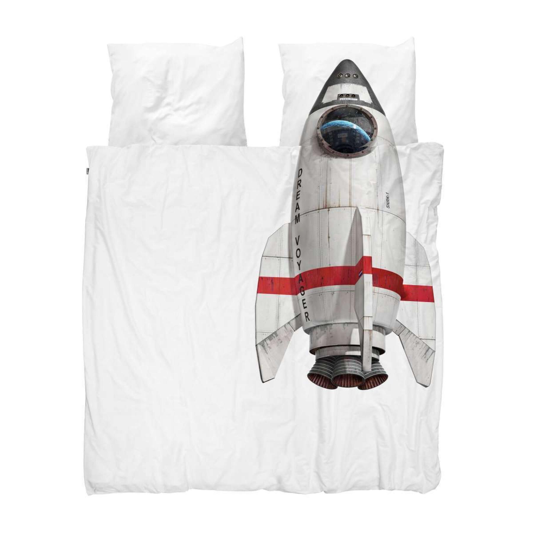 Poszewka na kołdrę i poduszkę dla dzieci Snurk Rocket