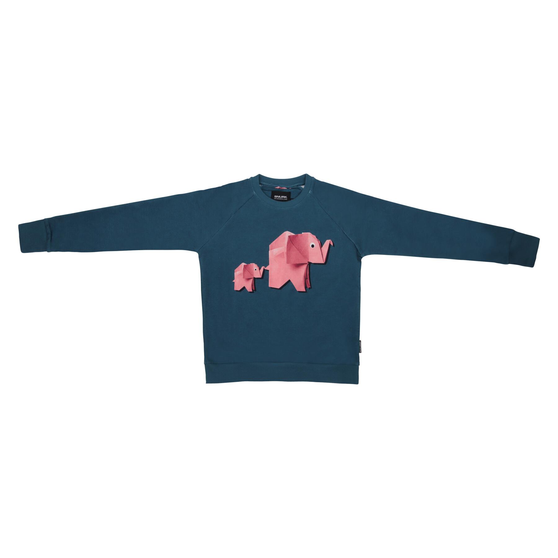 Sweterek dla niemowląt Snurk Elephant Gots