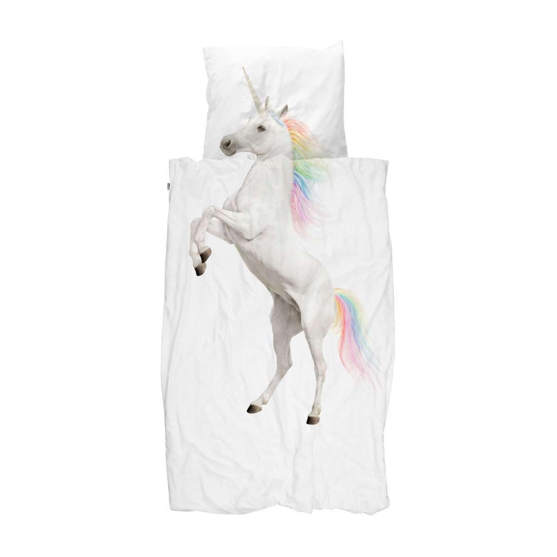 Poszewka na kołdrę i poduszkę dla dzieci Snurk Unicorn