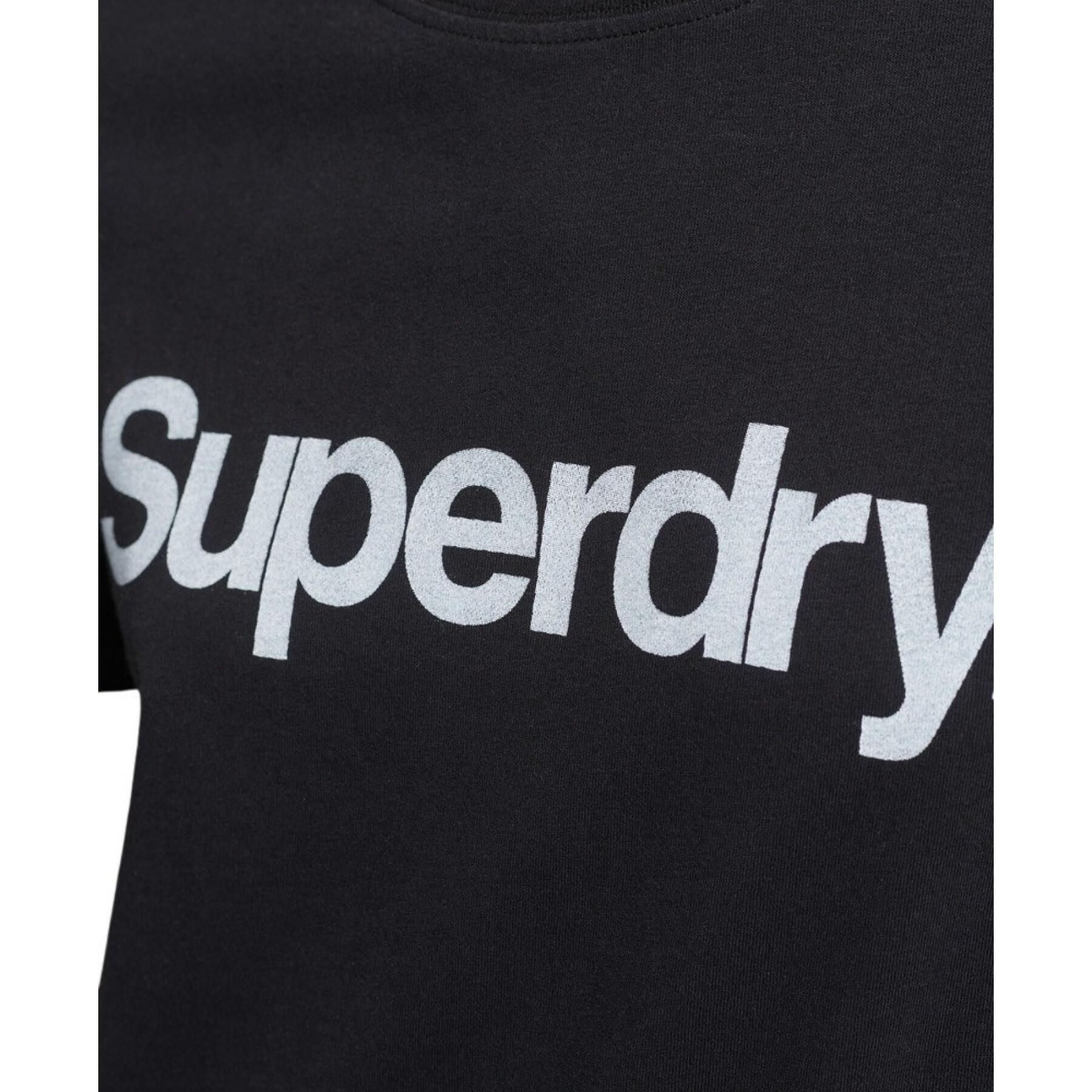 Koszulka z bawełny organicznej dla dziewczynek Superdry Core Logo 80s