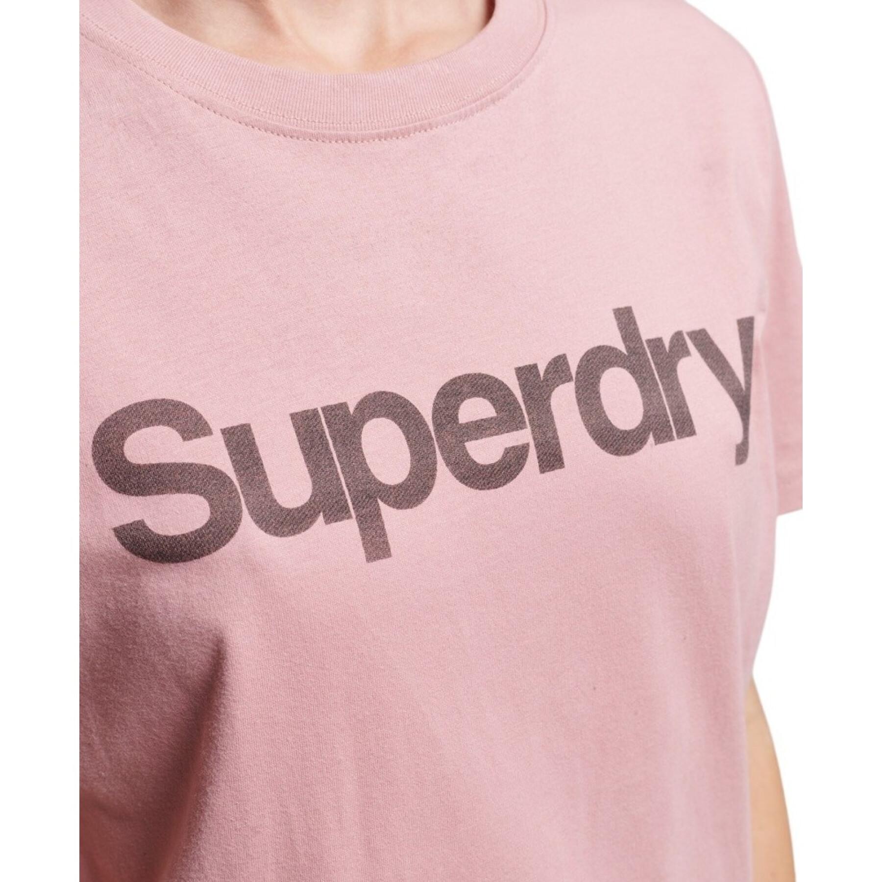 Koszulka z bawełny organicznej dla dziewczynek Superdry Core Logo 80s