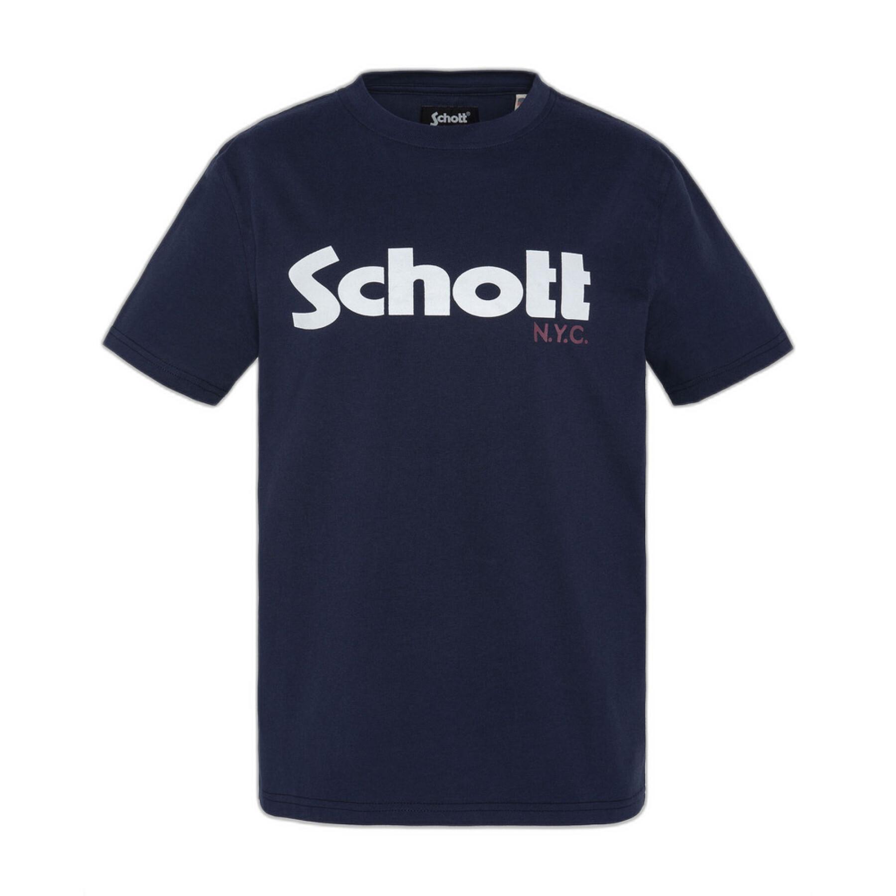 Koszulka z logo dla dzieci Schott