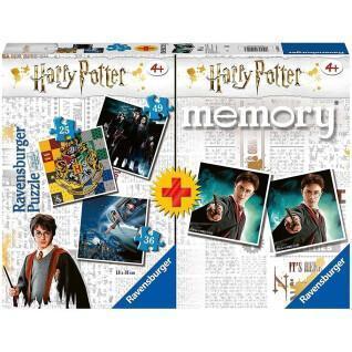 Potrójne puzzle + pakiet pamięciowy Harry Potter