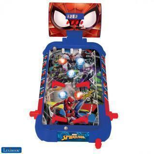 Automat do pinballa Spiderman z efektami świetlnymi i dźwiękowymi Lexibook