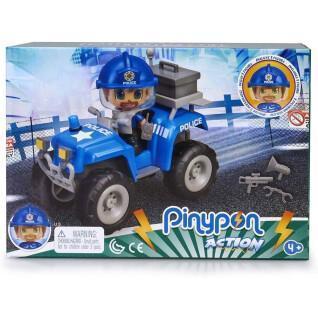 Figurka i quad policyjny Pinypon