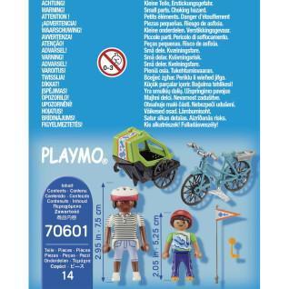 Rowerzystka matka i dzieci Playmobil
