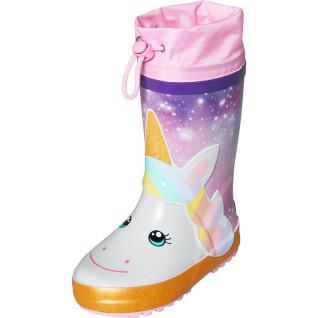 Gumowe buty przeciwdeszczowe dla dziewczynki Playshoes Unicorn