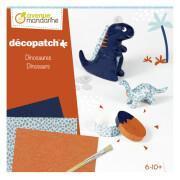 Dinozaury zestaw kreatywny decopatch Avenue Mandarine