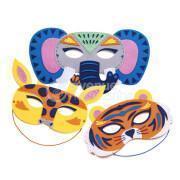 Kreatywne pudełko do szycia maski zwierzęta sawanny Avenue Mandarine