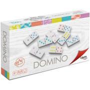 Drewniane pastelowe gry planszowe typu domino Cayro