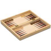 Drewniane zestawy do gry w szachy i backgammon Cayro