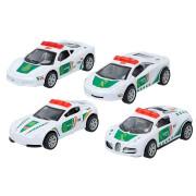 Zestaw 4 metalowych samochodów Guardia Civil CB Toys Speed&go échelle 1:43