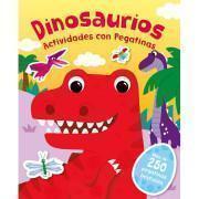Książka z naklejkami z dinozaurami Edibook