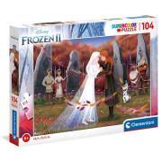 104-elementowe puzzle Frozen II